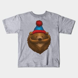 The Mustache Bear Kids T-Shirt